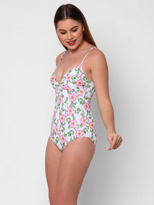 Esha Lal Swimwear women's floral print one piece swimsuit