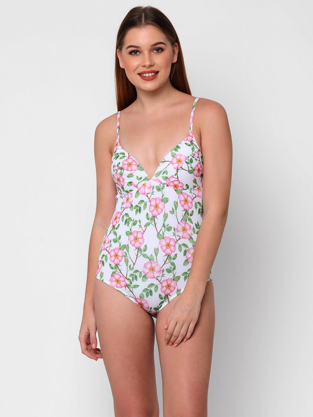 Esha Lal Swimwear women's floral print one piece swimsuit